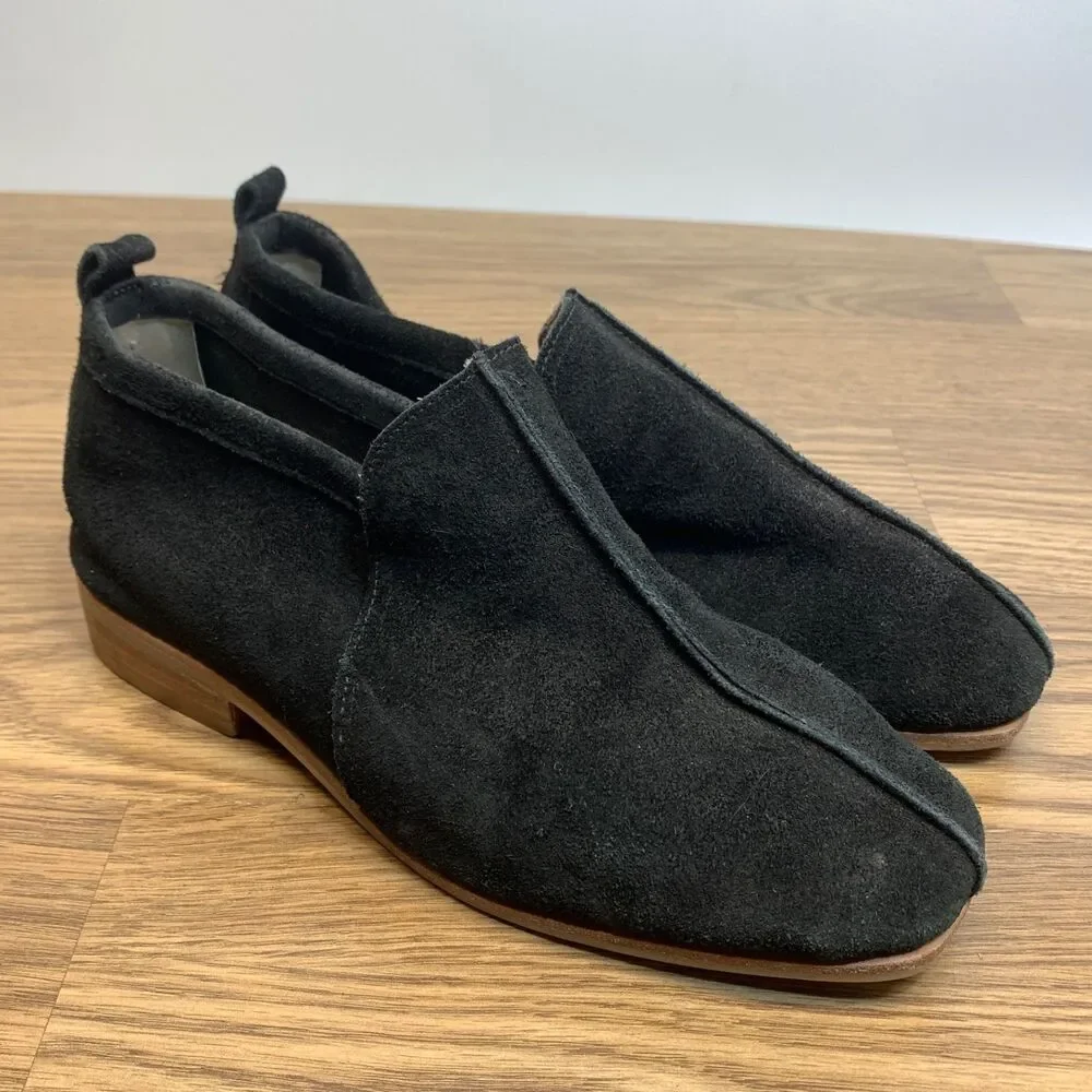 Bird of Flight Riley Ankle Shoes Women's Size 6 Suede‎ Leather Slip On Bootie